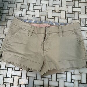 Khaki American Eagle outfitters stretch shorts